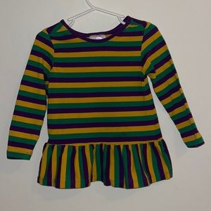 The perfect 2T-3T Gras Peplum Top